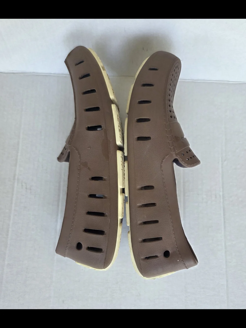 Floafers Country Club Driver Size 10 Brown Men's Slip On Water Boating Loafers